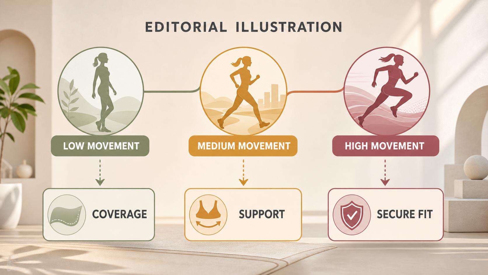 Make the activity-to-garment-role framework scannable before readers compare options
